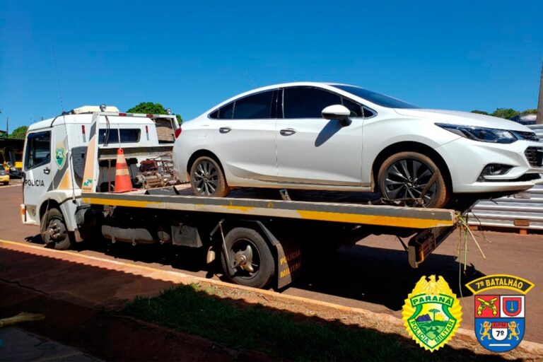 Veículo roubado em Londrina é recuperado em Cruzeiro nesta quinta-feira