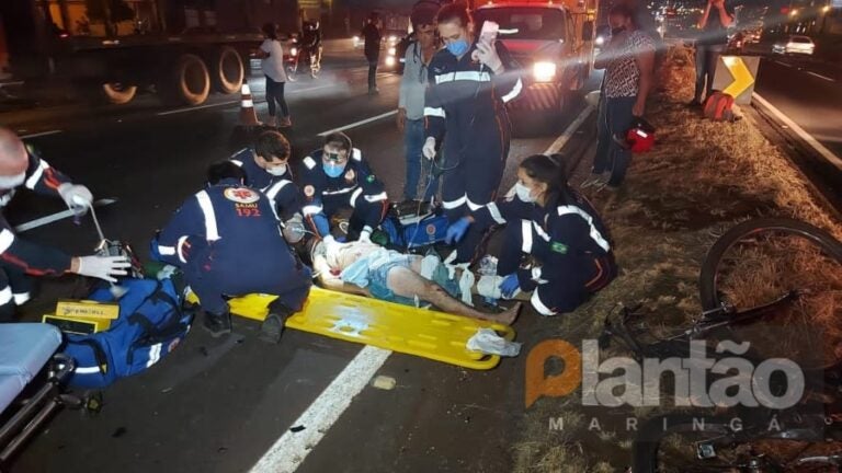 Duas pessoas são intubadas após gravíssimo acidente na rodovia BR-376