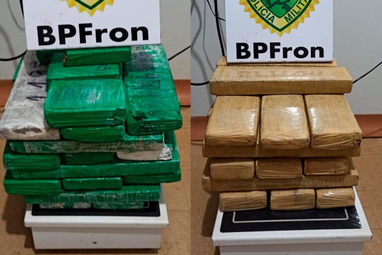 Três adultos e um adolescente são flagrados com maconha em Alto Paraíso