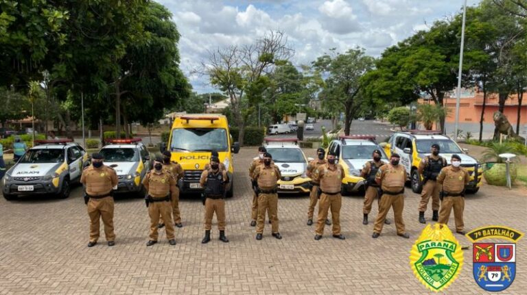 PM deflagra Operação Natal na área do 7º BPM e distribui balas e brinquedos para as crianças