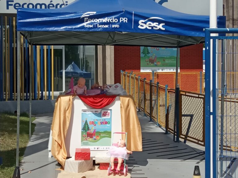 Sesc realiza durante esta semana mais uma edição do drive thru do brinquedo