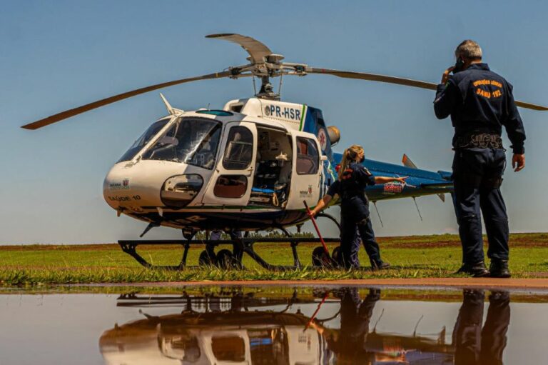 Em cinco anos, bases aeromédicas do Samu somam quase seis mil atendimentos