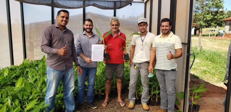 Incentivo à fruticultura beneficia produtores rurais com mudas de banana em Ivaté