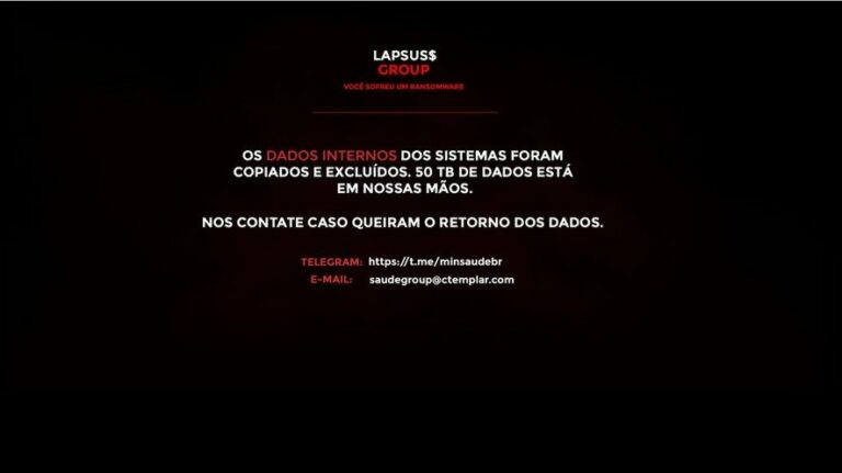 Sites e aplicativo do Ministério da Saúde sofrem ataque cibernético