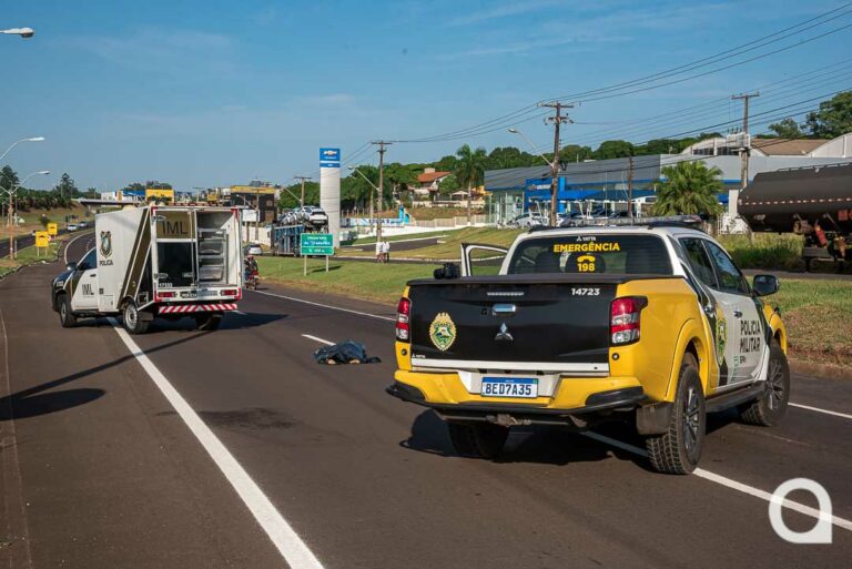 Pedestre atropelado na PR-323 é sepultado após liberação da Justiça
