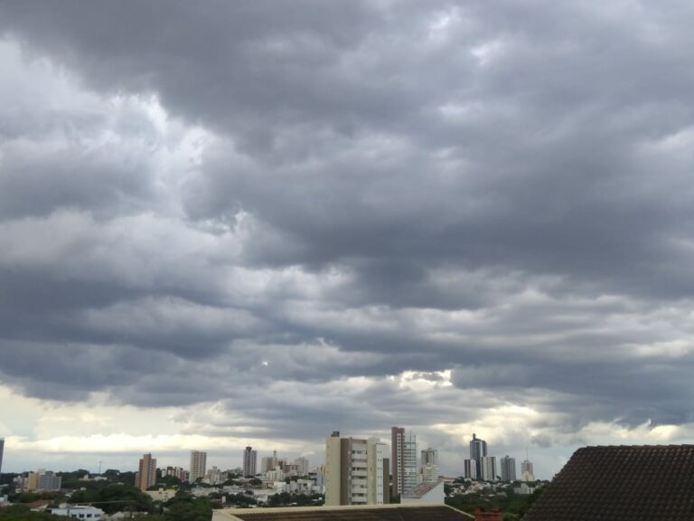 Defesa Civil emite alerta de chuva intensa para Umuarama neste domingo
