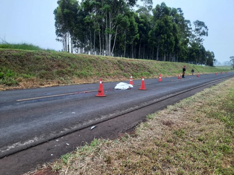 Idoso morre após ser atropelado e abandonado na rodovia PR-218