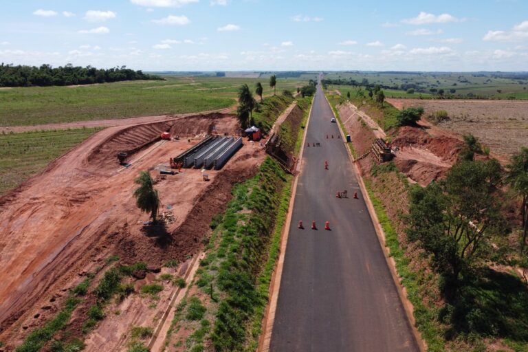 Obras na Estrada Boiadeira já ultrapassam 75% de execução