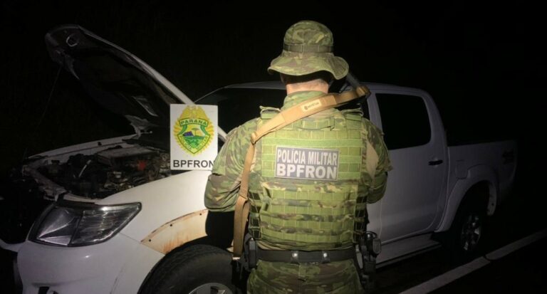 Veículo tomado em assalto em Terra Roxa é recuperado pelo BPFron em Iporã