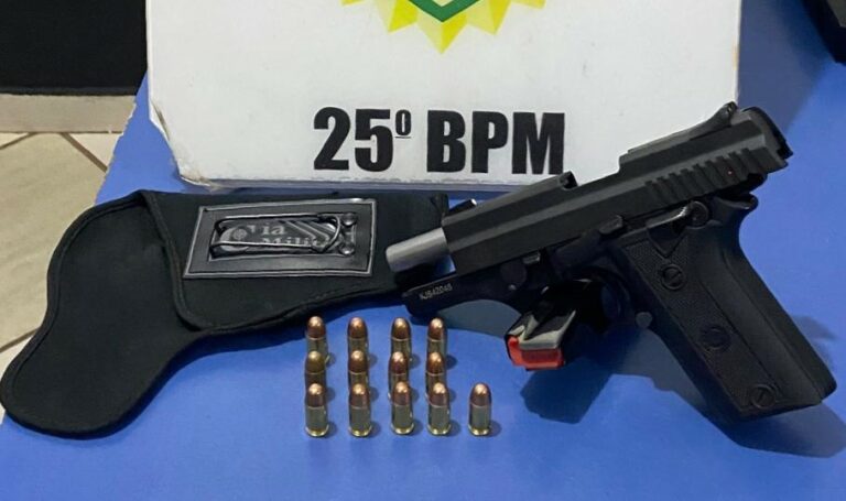 Umuarama: PM prende homem e apreende pistola após denúncias no Alto da Paraná