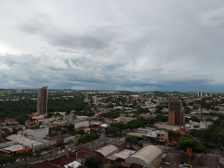 Umuarama: Céu nublado e temperatura agradável marcam início desta quarta-feira