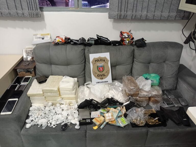 Polícia Civil de Umuarama apreende grande quantidade de cocaína e crack no centro