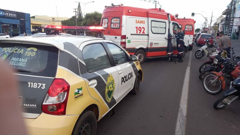Homem é atropelado na avenida Ângelo Moreira da Fonseca, em Umuarama