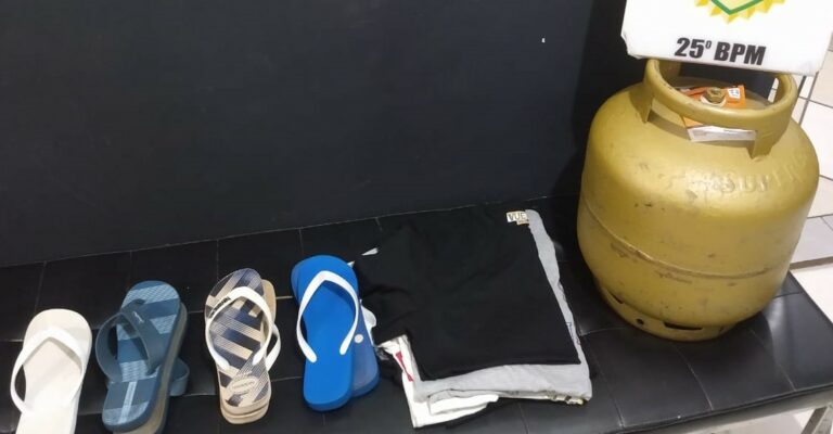 PM recupera objetos de furto e prende dois suspeitos em Umuarama