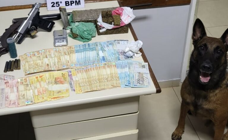 PM deflagra ‘Operação Pantanal’ e prende dois homens, drogas, armas e dinheiro em Iporã