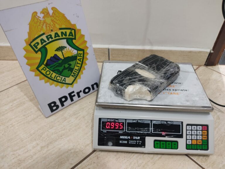 Cocaína é apreendida dentro de ônibus de linha em Icaraíma