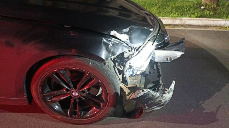 Homem e mulher são presos por embriaguez ao volante após acidente no centro de Umuarama