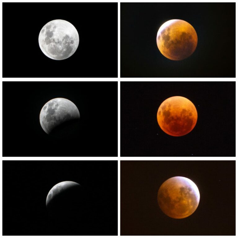 Fotógrafa de Umuarama conta como foi registrar o eclipse lunar
