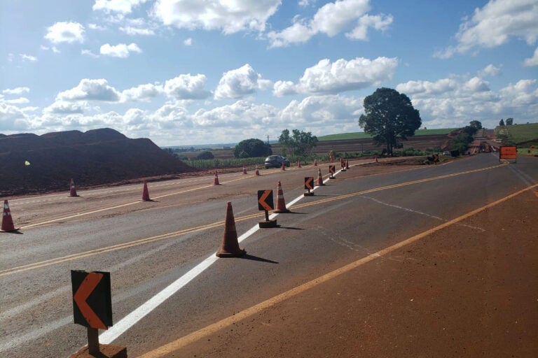 No Noroeste, duplicação da PR-323 tem liberação parcial de nova via