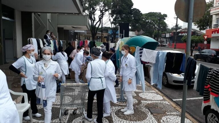 Varal solidário e Feira da Saúde marcam abertura da Sipat no Instituto Nossa Senhora Aparecida