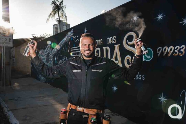 Daniel, o grafiteiro que se realiza na arte urbana: “nasci desenhando”