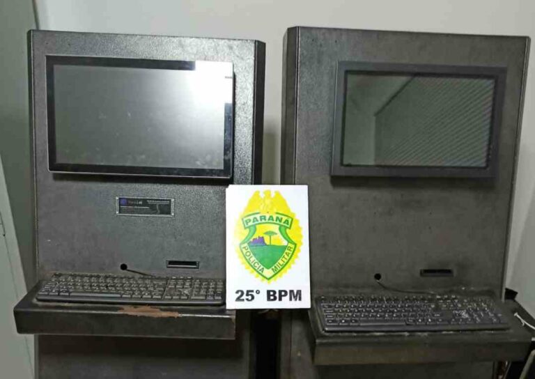 PM apreende máquinas caça-níqueis em bar localizado no centro de Iporã