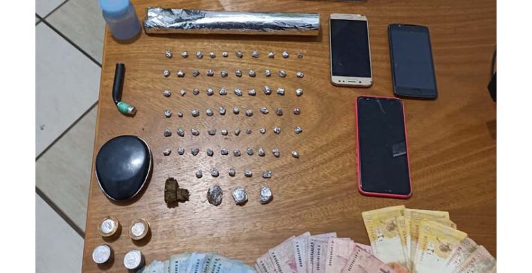 Casal de traficantes é preso no Parque Industrial II