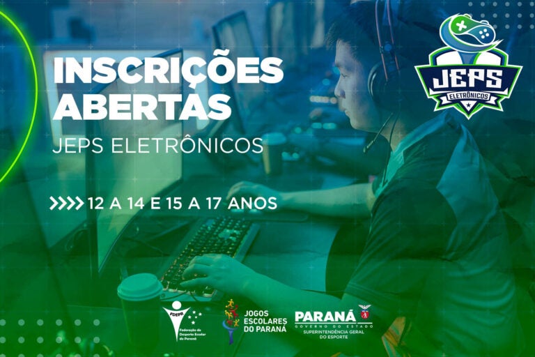 Jogos Escolares Eletrônicos abrem as inscrições nesta segunda-feira (20)