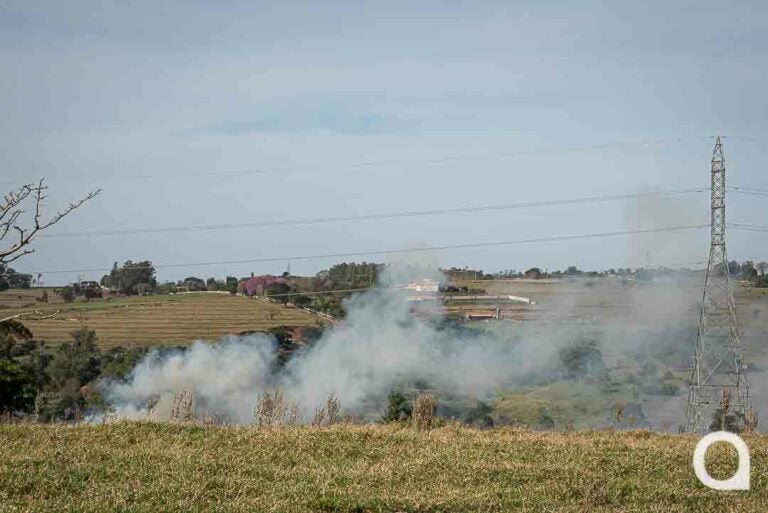 Incêndio queima cerca de 4 mil metros quadrados de vegetação em Umuarama