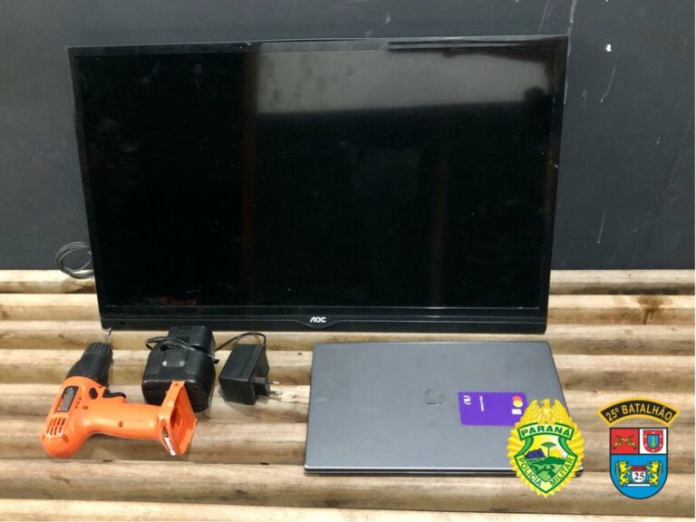 Residência é furtada em Umuarama e casal é preso horas depois por receptação