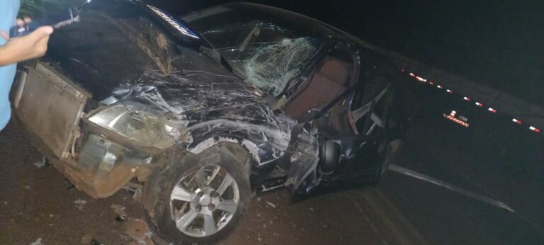 Por pouco uma tragédia não acontece na rodovia entre Umuarama e Serra dos Dourados