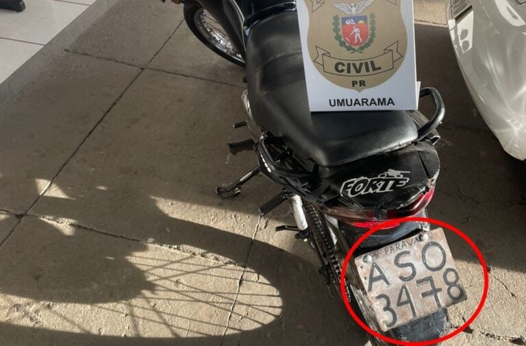Investigadores do GDE prendem traficante no Sonho Meu e apreendem moto com placa ‘caseira’