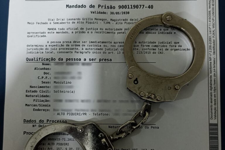 Polícia encontra homem procurado por latrocínio em Alto Piquiri