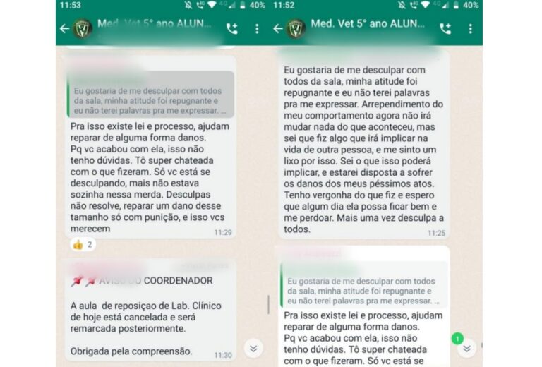 Universitária toca em parte íntima de professora para ganhar desafio em Maringá