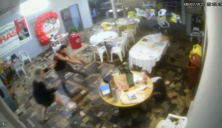 Vídeo mostra momento em que policial penal atira no dirigente petista em Foz do Iguaçu