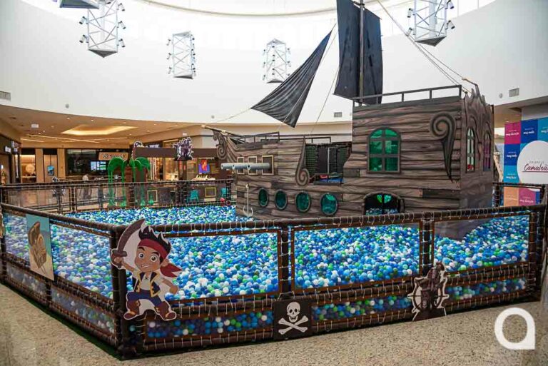 Aventura Pirata é a nova atração do Shopping Palladium Umuarama