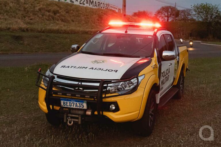 Motorista perde o controle e capota carro entre Umuarama e Cruzeiro do Oeste