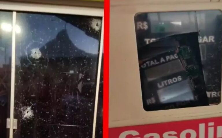 Vídeo: Posto de gasolina sofre atentado a tiros em Assis Chateaubriand