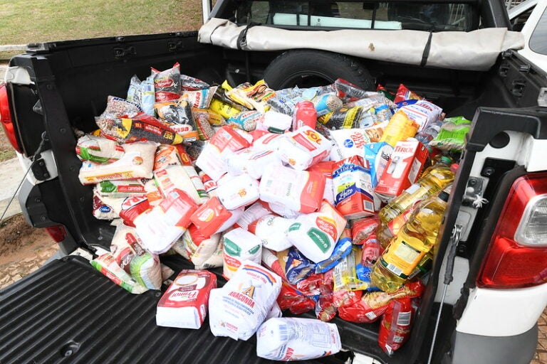 Assistência Social recebe doação de 250 quilos de alimentos e atenderá famílias em vulnerabilidade