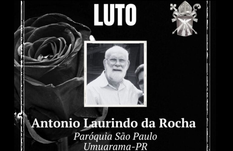 Diocese de Umuarama emite nota de pesar pelo falecimento de Antonio Laurindo Rocha