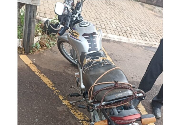 PM de Pérola localiza motocicleta que foi furtada em Altônia no ano de 2016