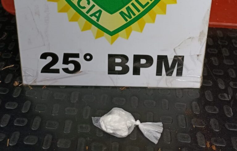 Acusado de tráfico de drogas é preso na tarde deste sábado em Francisco Alves