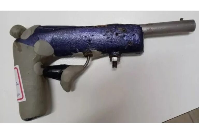 Menina de 6 anos é baleada por tiro acidental do pai com arma de fabricação caseira
