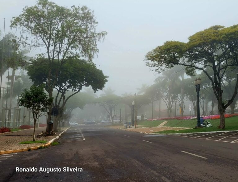 Dia começa com névoa em Umuarama e temperatura não deve ultrapassar os 25ºC