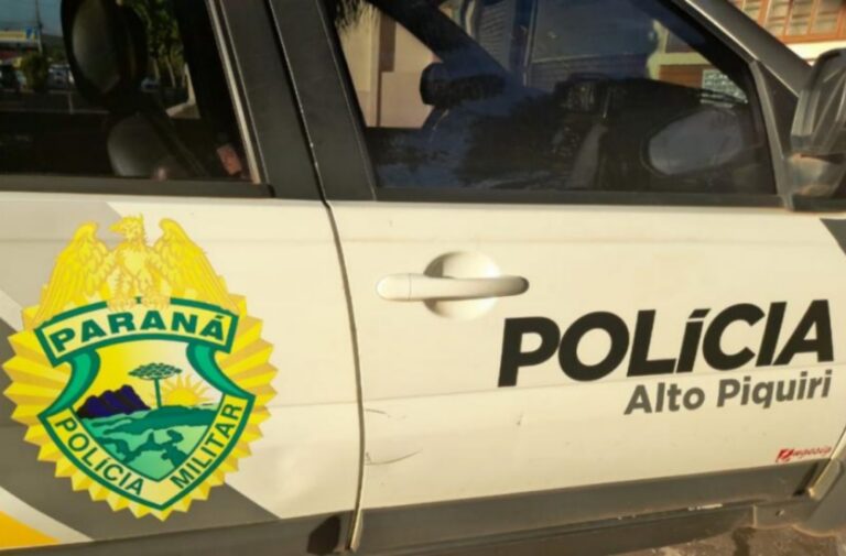 Condutor embriagado causa acidente no centro de Alto Piquiri e acaba preso