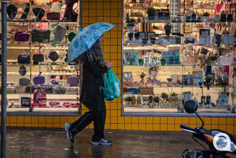 Umuarama tem previsão de 20,6mm de chuva nesta terça-feira, diz Simepar