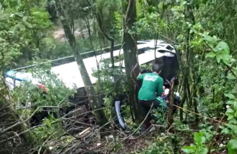 (Vídeo) Acidente entre caminhão e ônibus deixa pelo menos 7 vítimas na BR-277