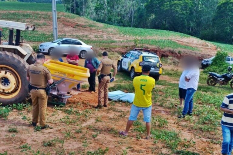 Produtor rural morre após sofrer acidente com maquinário agrícola em Alto Piquiri