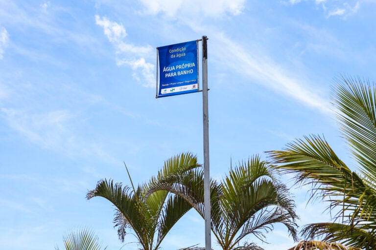 Boletim de balneabilidade aponta 63 pontos próprios para banho e três impróprios