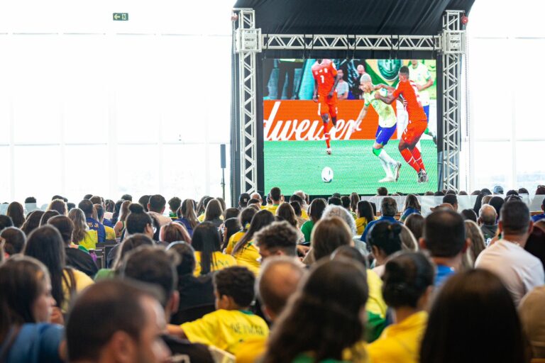 Brasil e Coreia do Sul terá transmissão ao vivo no Shopping Palladium Umuarama